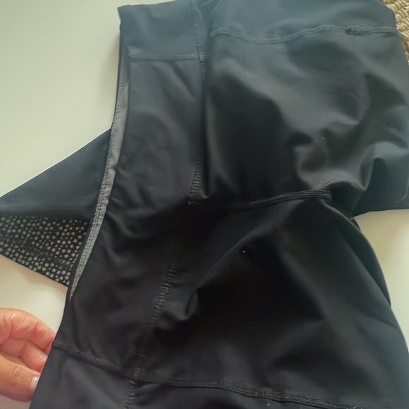 Tangerine Large Black/Silver Activewear Leggings‎ - Picture 7 of 9